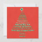 Taalstructuur voor prettige kersttypografie (Voorkant)