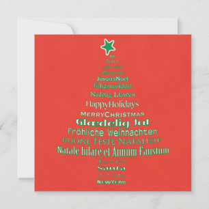 Taalstructuur voor prettige kersttypografie