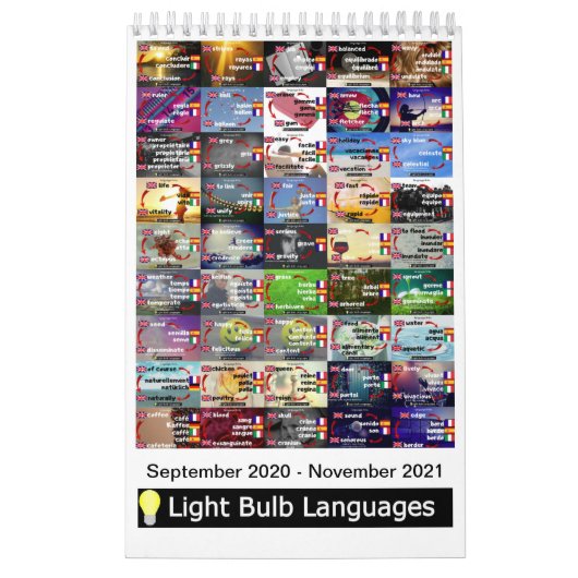 Taalverbindingskalender (september 2020 - nov. 202 kalender (Hoes)