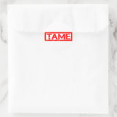 Taamstempel Ronde Sticker (Tas)