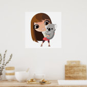 Taara en Pudding the Koala Poster (Keuken)