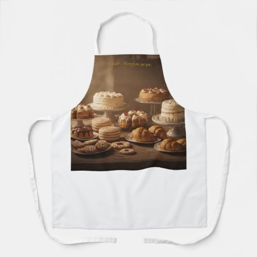 Taart artiesten & bakkers – Elegant & Functioneel Schort (Voorkant)