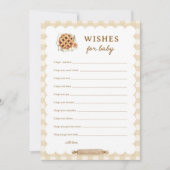 Taart baby shower wensen voor baby advieskaarten kaart (Voorkant)