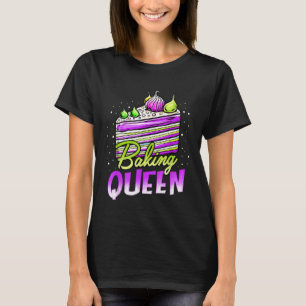 Taart bakken Queen Cupcake Bakkers banketbakkers T-shirt