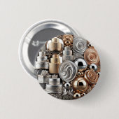 taart bakken ronde button 5,7 cm (Voorkant /achterkant)
