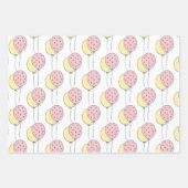 Taart | Ballonnen en Bunting Inpakpapier Vel (Voorkant 2)