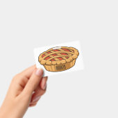 Taart cartoon illustratie badge (Handheld)