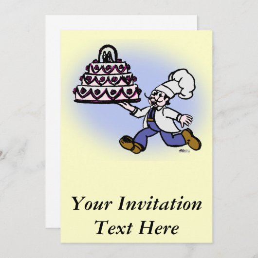 Taart Chef Kaart (Voorkant / Achterkant)