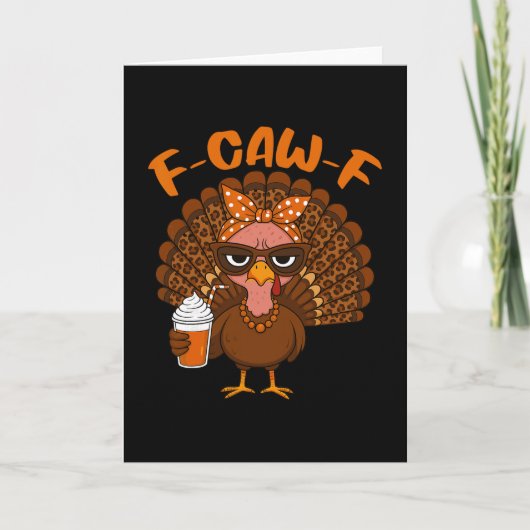 Taart Dag Thanksgiving Kers Cutie Cake Kaart (Voorkant)