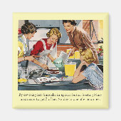  taart decoratie scène magneet (Voorkant)