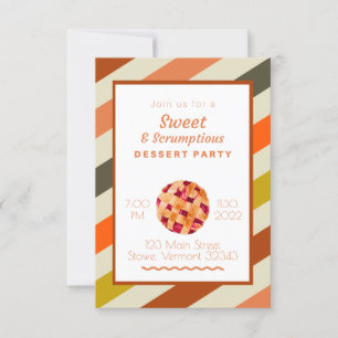 Taart Dessert Feest Kaart