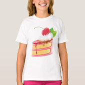 Taart Dessert Meisjes T-shirt (Voorkant)