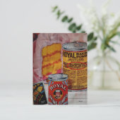 Taart en Bakpoeder Collage Briefkaart (Staand voorkant)