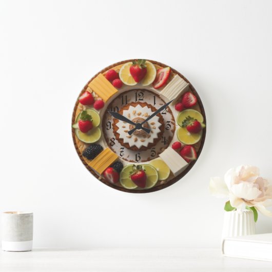 Taart en fruit grote klok (Huis)