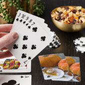 Taart en pompoenen pokerkaarten (Insitu)