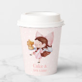 Taart en thee tijd papieren bekers (Voorkant)