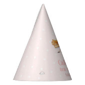 Taart en thee tijd verjaardag feesthoedjes (Links)