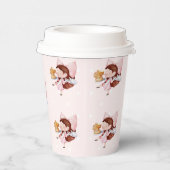 Taart en thee tijd verjaardag papieren bekers (Rechts)