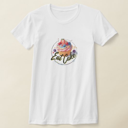 Taart Eten T-shirt (Laagn)
