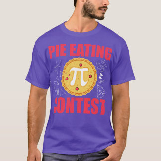 Taart eten wedstrijd t-shirt