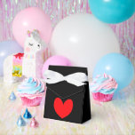 Taart gunst Boxen Zwart Bedankdoosjes<br><div class="desc">Deze elegante zwarte gunstboxen zijn speciaal ontworpen voor trouwfeesten en Valentijnsdag. Gemaakt van papier,  deze zijn wegwerpbaar en voedselveilig. Krijg deze stijlvolle taart gunstbox voor uw speciale dag.</div>