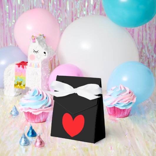 Taart gunst Boxen Zwart Bedankdoosjes (Feest)