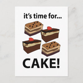 Taart Het Is Tijd Voor Taart Briefkaart