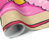 Taart IJs donuts en allerlei soorten zweet op Cadeaupapier (Rol Hoek)