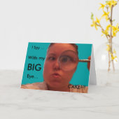 taart, ik spioneer ..., TAART!!, Met mijn, GROTE,  Kaart (Gele Bloem)