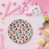 Taart in je gezicht papieren bordje (Feest)