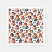 Taart in je gezicht servet (Voorkant)