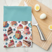 Taart in je gezicht theedoek (Quarter Fold)