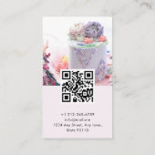 Taart Instagram Social Media Profiel Fotorooster Visitekaartje (Achterkant)