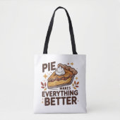 Taart Is Beter Tote Bag (Voorkant)