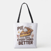 Taart Is Beter Tote Bag (Achterkant)