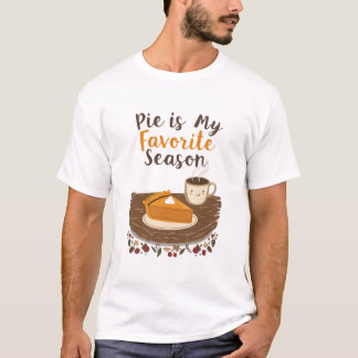 Taart is mijn favoriete seizoen t-shirt