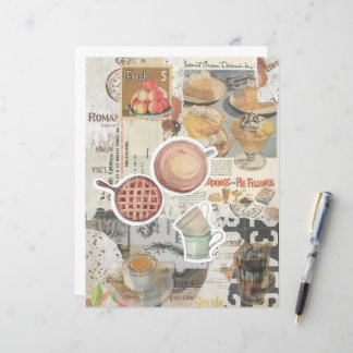 Taart & Koffie  Ephemera Decoupage