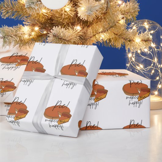 Taart maakt me blij taart cadeaupapier (Feestdagen)