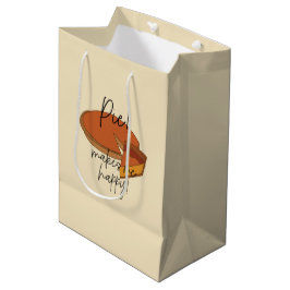 Taart maakt me blij taart medium cadeauzakje