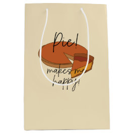 Taart maakt me blij taart medium cadeauzakje