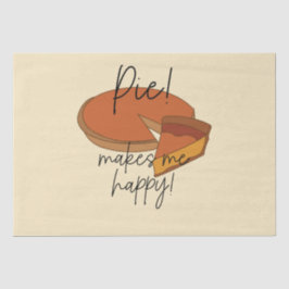 Taart maakt me blij taart tissuepapier