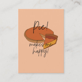Taart maakt me blij taart visitekaartje