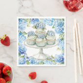 Taart met Hydrangeabloemen Servet (Insitu)