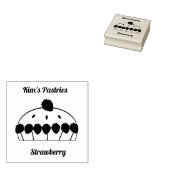 Taart of Bakkerij Art Stamp Rubberstempel (Gestempeld)