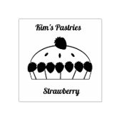 Taart of Bakkerij Art Stamp Rubberstempel (Afrduk)