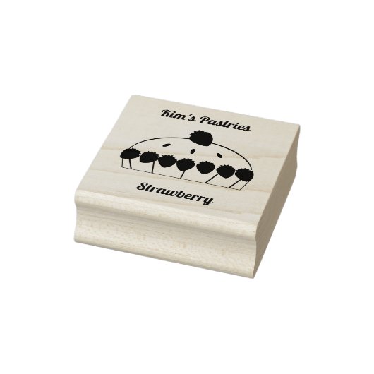 Taart of Bakkerij Art Stamp Rubberstempel (Stempel)