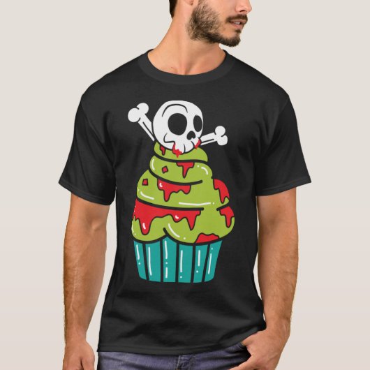 taart of dood t-shirt (Voorkant)