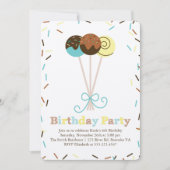 Taart Poppen en Sprinkles Verjaardag Kaart (Voorkant)