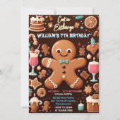 taart schattig eten Kinder Koekjesuitwisseling 7e  Kaart (Voorkant)