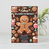 taart schattig eten Kinder Koekjesuitwisseling 7e  Kaart (Staand voorkant)